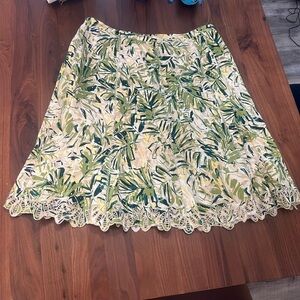 Dana Buchman 100% Linen skirt women’s size 16